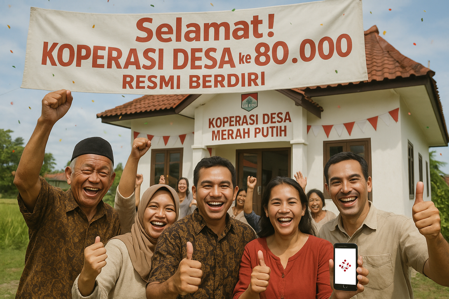 Koperasi Merah Putih: 80 Ribu Desa Telah Membentuk Koperasi Per Juni 2025